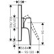 Змішувач hansgrohe Metropol для душу, чорний матовий 32565670