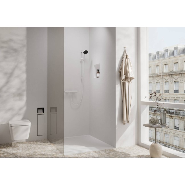 Смеситель hansgrohe Tecturis E для душа, белый матовый 73620700
