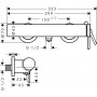 Змішувач hansgrohe Tecturis S для душу, хром 73622000