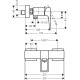 Змішувач hansgrohe Metropol для душу 74560000 хром