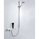 Душовий набір hansgrohe Raindance Select E 120 3jet EcoSmart з душовою лійкою і мильницею 26623000 хром