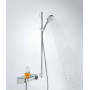 Душовий набір hansgrohe Raindance Select E 120 3jet EcoSmart з душовою лійкою і мильницею 26623000 хром