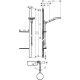 Душовий набір hansgrohe Rainfinity 130 3jet з душовою стійкою 150 см і мильницею 27673000 хром