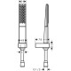 Душовий набір hansgrohe Rainfinity 100 1jet з душовим шлангом 125 см 26857000 хром