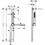 Душовий набір hansgrohe Pulsify S EcoSmart+ з штангою 65 см 24373000 хром