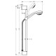 Душовий набір hansgrohe Crometta 1jet/Unica Crometta 27728000 хром