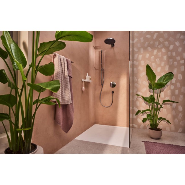 Душевой набор hansgrohe Pulsify S EcoSmart со штангой 90 см 24382000 хром