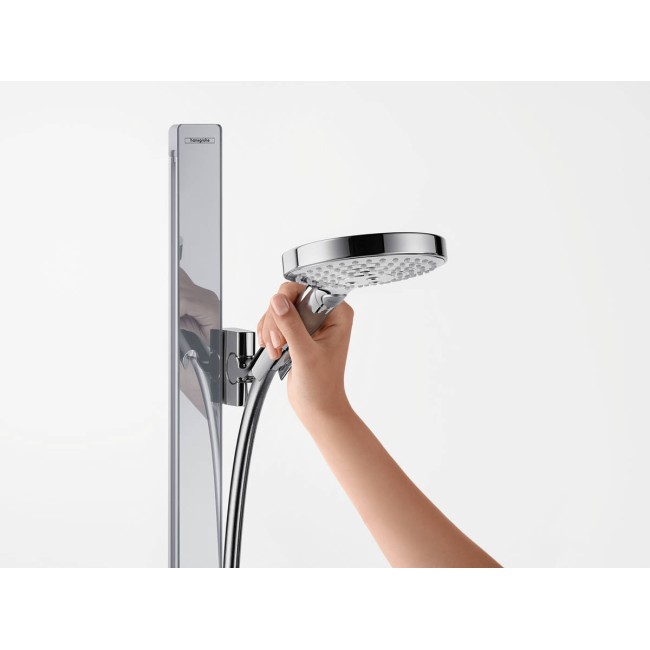 Душевой набор hansgrohe Raindance Select S 120 3jet с душевой штангой и мыльницей 27646400 белый/хром