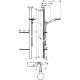 Душовий набір hansgrohe Raindance Select S 120 3jet з душовою штангою і мыльницею 27646400 білий/хром