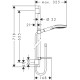 Душовий набір hansgrohe Raindance Select E 120 3jet/Unica S Puro Set 26620000 хром