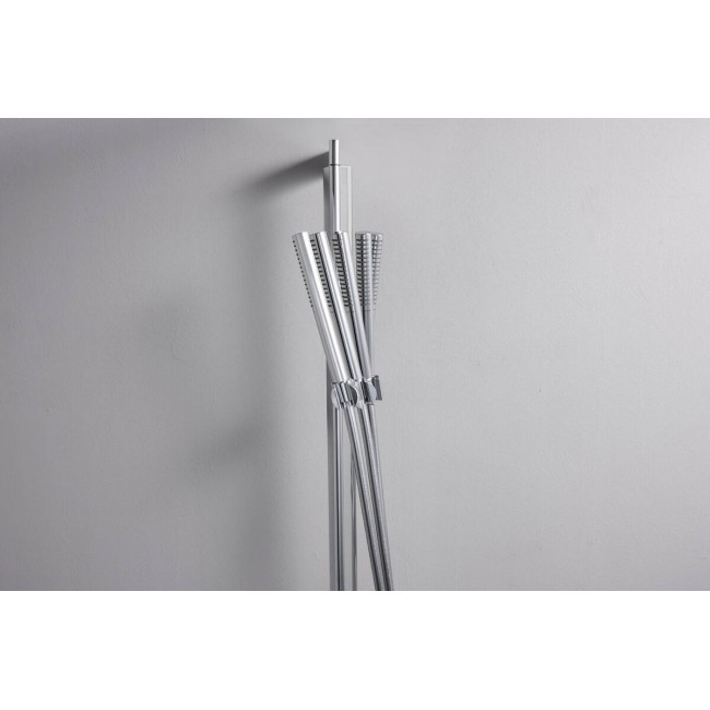 Душевой набор hansgrohe Pulsify S EcoSmart+ со штангой 90 см 24383000 хром