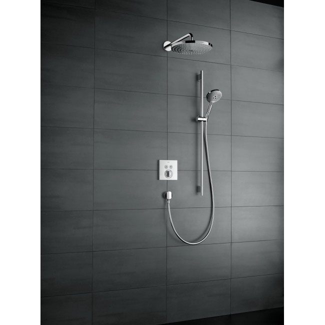 Душевой набор hansgrohe Raindance Select S 120 3jet/Unica 26631400 белый/хром