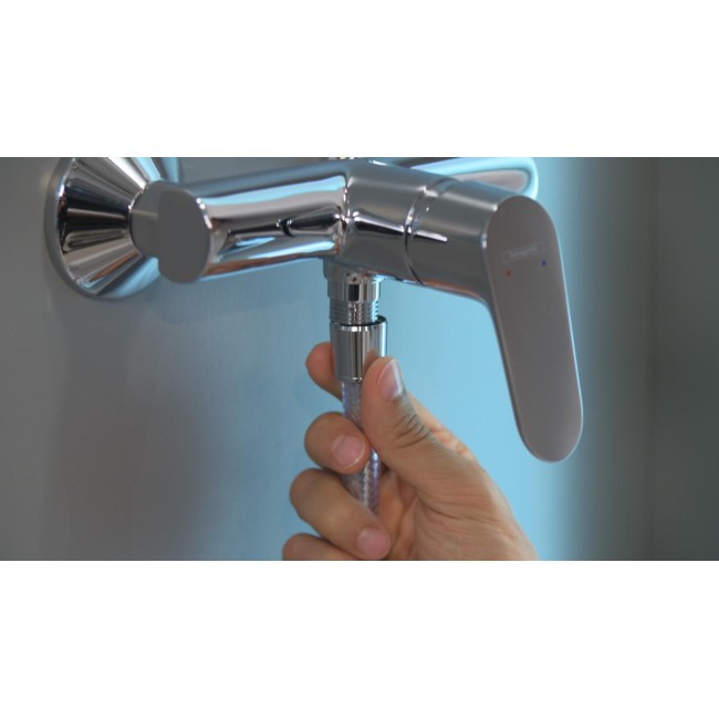 Душовий набір hansgrohe Crometta 1jet 90 см, білий/хром 26537400