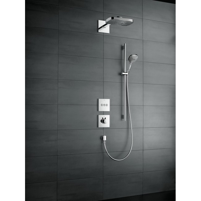Душевой набор hansgrohe Raindance Select E 120 3jet/Unica S Puro 26621400 белый/хром