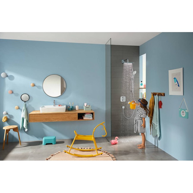 Душевой набор hansgrohe Croma Select E Multi 26580400 белый/хром