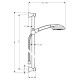 Душовий набір hansgrohe Raindance Classic 100 AIR 3 jet Unica Classic 27841000 хром