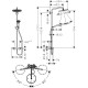 Душова система hansgrohe Croma Select S Showerpipe 280 1jet EcoSmart з термостатом, чорний матовий 26891670