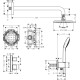 Душова система hansgrohe Croma E 280 з термостатом 27953000 хром