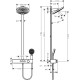 Душова система hansgrohe Pulsify Showerpipe 260 2jet EcoSmart з термостатом 24241000 хром