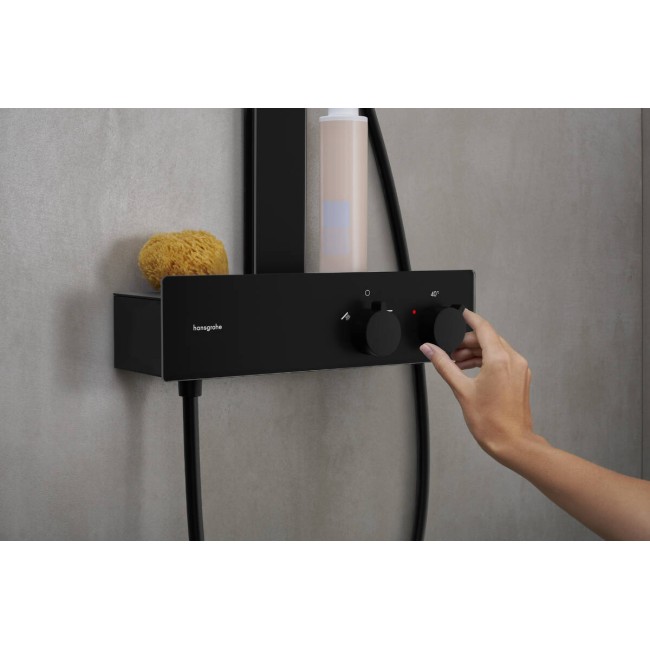 Душова система hansgrohe Rainfinity 360 1jet з термостатом 26853670 чорний матовий