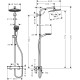 Душова система hansgrohe Crometta S 240 1jet Showerpipe з термостатом, хром 27267000