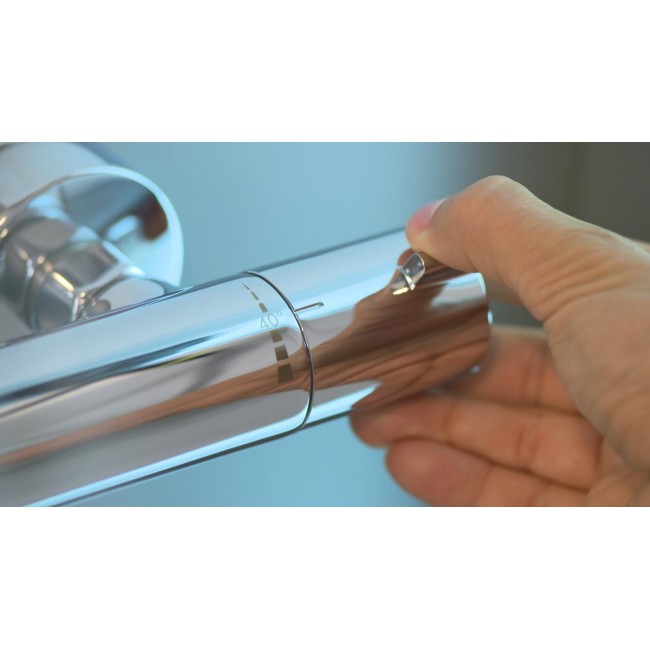 Душевая система hansgrohe Crometta S 240 1jet Showerpipe EcoSmart с термостатом 27268000 хром