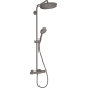 Душова система hansgrohe Croma Select S Showerpipe 280 1jet з термостатом, чорний матовий хром 26890340