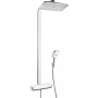 Душова система hansgrohe Raindance Select E 360 Showerpipe з термостатом, белый/хром 27112400