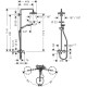Душова система hansgrohe Croma Select E з змішувачем 180 27258400 білий/хром