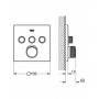 Grohe Grohtherm SmartControl Душевой комплект с Rainshower 310 Mono Cube (26405SC2)