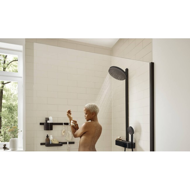 Душевая система hansgrohe Pulsify Showerpipe 260 2jet EcoSmart с термостатом 24241140 бронза