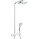 Душова система hansgrohe Raindance Select E 300 2jet Showerpipe з термостатом, білий/хром 27126400