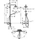 Душова система hansgrohe Croma Select E 180 2jet EcoSmart з термостатом 27257400 білий/хром