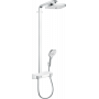 Душова система hansgrohe Raindance Select E 2jet EcoSmart 27283400 білий/хром