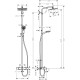 Душова система hansgrohe Crometta E 240 1jet Showerpipe з термостатом 27298000 хром