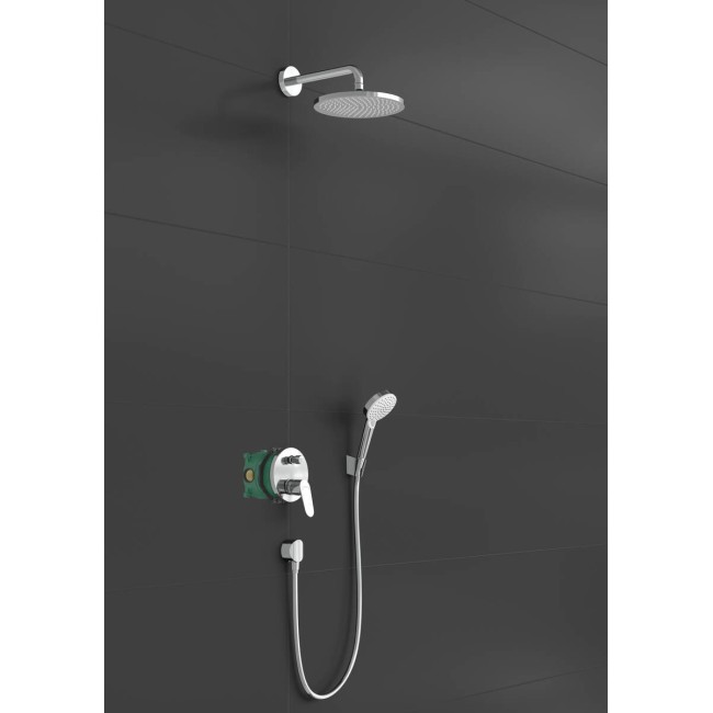 Душевая система hansgrohe Crometta S 240 с однорычажным смесителем 27958000 хром