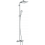 Душова система hansgrohe Crometta E 240 1jet Showerpipe з термостатом 27298000 хром