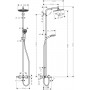 Душова система hansgrohe Crometta S 240 Showerpipe з термостатом 27320000 хром
