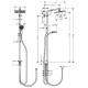 Душова система hansgrohe Crometta E 240 1jet Showerpipe Reno EcoSmart 27289000 хром