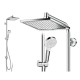 Душова система hansgrohe Crometta E 240 1jet Showerpipe Reno EcoSmart 27289000 хром