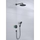 Душова система hansgrohe Croma 280 Ecostat S з термостатом 27961670 чорний матовий