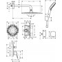 Душова система hansgrohe Crometta E 240 з одноважільним змішувачем 27957000 хром