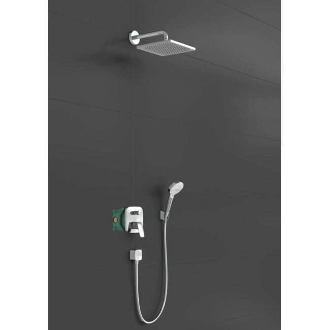 Душевая система hansgrohe Crometta E 240 с однорычажным смесителем 27957000 хром