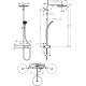 Душова система hansgrohe Pulsify Showerpipe 260 1jet EcoSmart з термостатом 24221000 хром