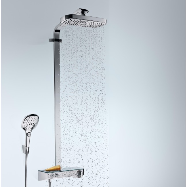 Душевая система hansgrohe Raindance Select E 300 2jet Showerpipe с термостатом, хром 27126000
