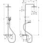 Душова система hansgrohe Vernis Blend Showerpipe 200 1jet з термостатом 26274000 хром