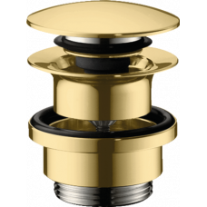 Донний клапан для раковини hansgrohe Push-Open 50100990 золото