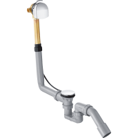 Скрытая часть излива hansgrohe Exafill для ванны, с набором для слива и перелива 58123000