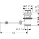 Донний клапан hansgrohe для раковини, хром 94139000