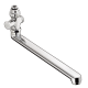 Довгий поворотний вилив hansgrohe, хром 14495000